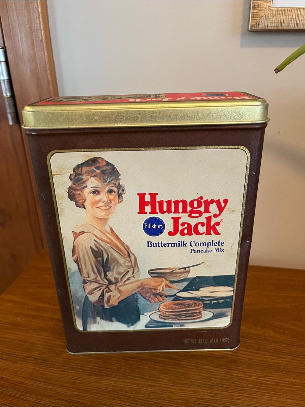Vintage Hungry Jack Pancake Mix Tin